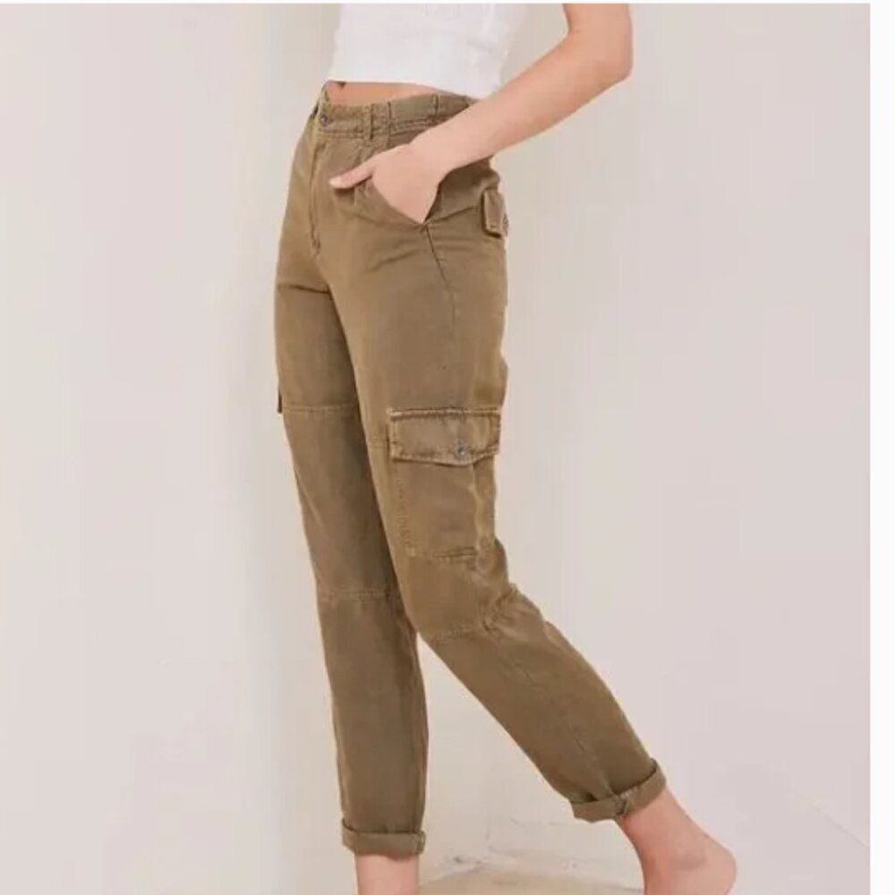 Bella Dahl Olive Green Cargo Pants